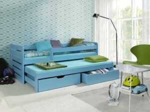 Dětská postel s přistýlkou a úložným prostorem TOMÍK II