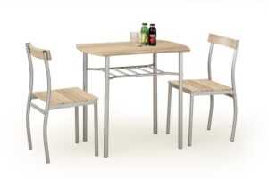 Halmar LANCE table + 2 chairs color: sonoma oak