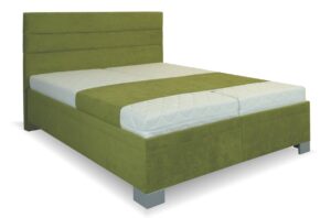 Zvýšená čalouněná postel s úložným prostorem Diana