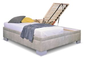 Zvýšená čalouněná postel Litera