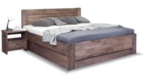 Dřevěná postel dvoulůžko s úložným prostorem ARION 2