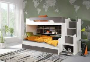 Dětská patrová postel s úložným prostorem Henry