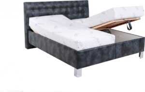 Čalouněná postel Laura s úložným prostorem Rozměr: 160x200 cm