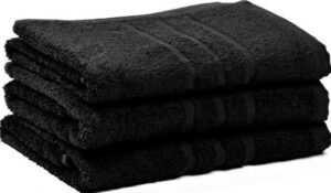 VER Froté ručník UNI černý Rozměr: 50x100 cm