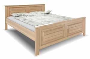 Vysoká dřevěná buková postel MARTINA