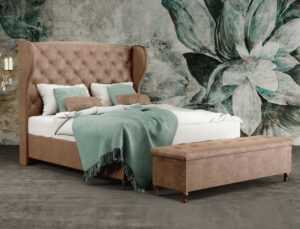 Luxusní čalouněná postel MELVA