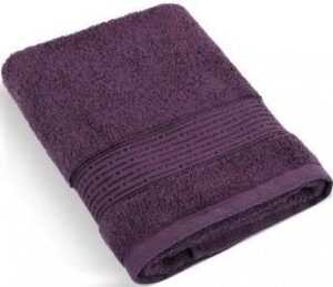 VER Froté ručník Lucie 450g tm.fialová Rozměr: 50x100 cm