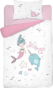 Detexpol Povlečení do postýlky 100x135+40x60 Mermaid 3147A