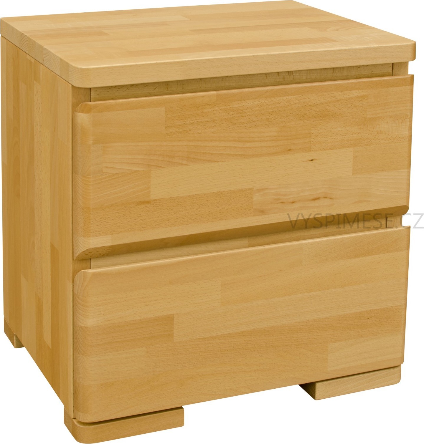 Purtex noční stolek dvou zásuvkový LUX Materiál: Dub