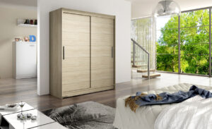 ArtAdrk Šatní skříň DENVER DV04 | dub sonoma 150 cm