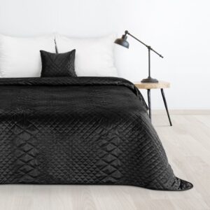 ArtFir Přehoz na postel LUIZ 3 | černá 170 x 210 cm