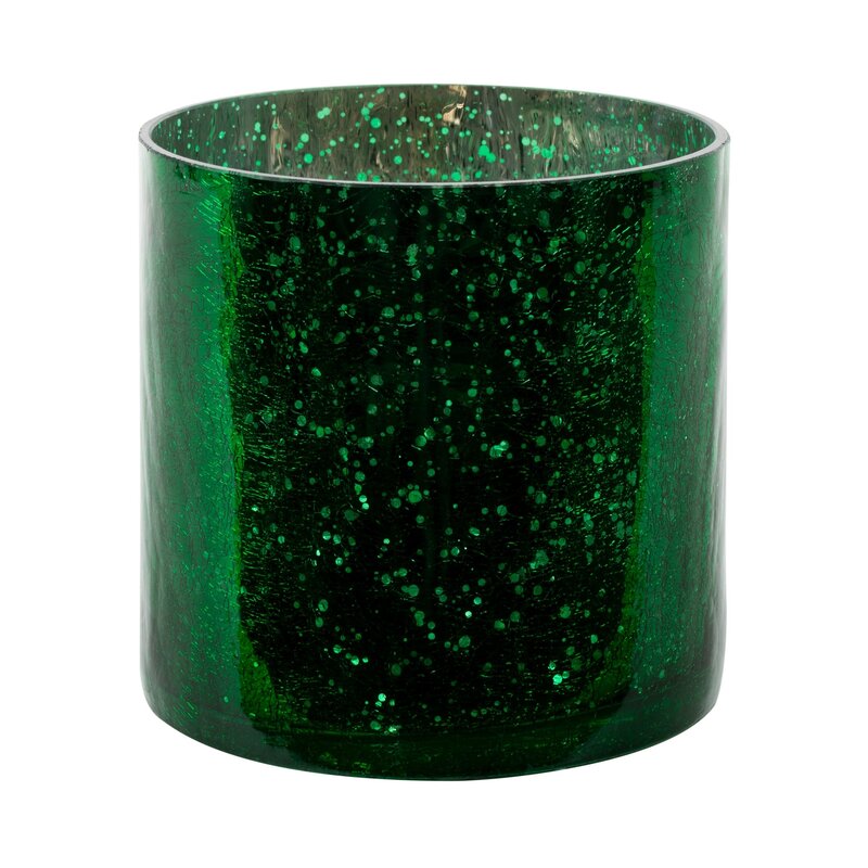 ArtFir Skleněný obal na květináč VERRE 3 | zelená 15 cm