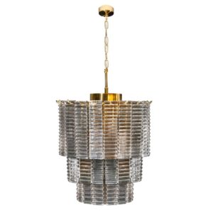 ArtFir Závěsná lampa DAHLIA 04 | zlatá 42 x 50 cm