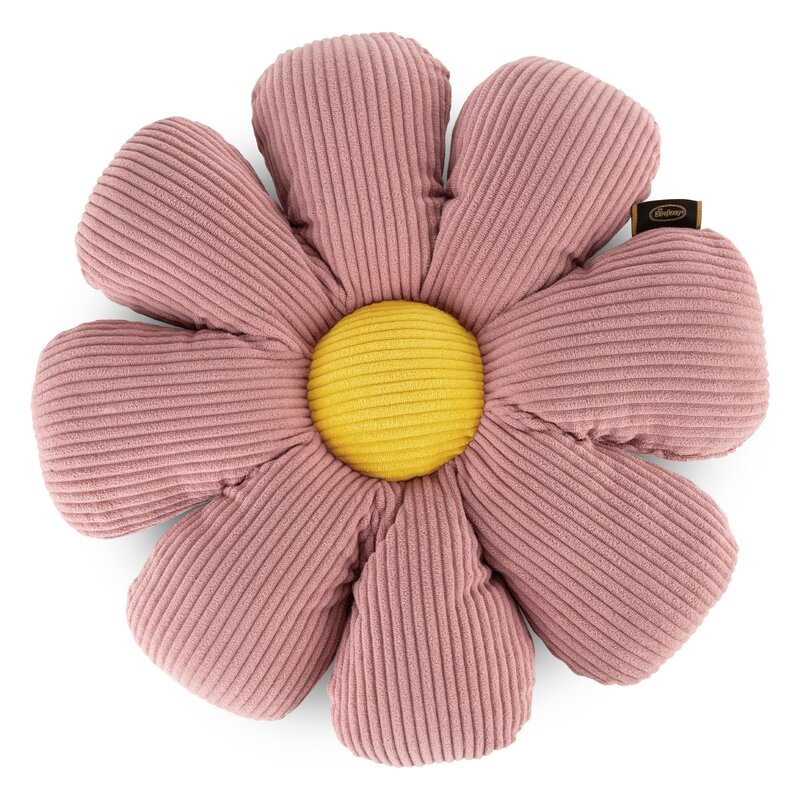 ArtFir Polštář FLOWER 40 | pudrově růžová 37 cm