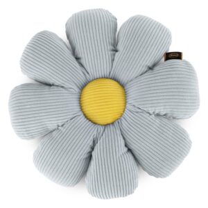 ArtFir Polštář FLOWER 40 | stříbrná 37 cm