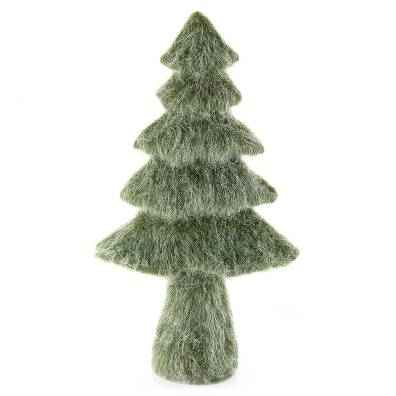 ArtFir Vánoční dekorace STROMEK 163B | zelená 17 x 9 x 32 cm