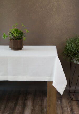 ArtFir Ubrus STELLA 2 | bílá 140 x 220 cm