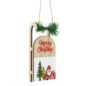 ArtFir Vánoční dekorace SANE 265B | červená/zelená 8 x 5 x 17 cm