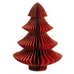 ArtFir Vánoční dekorace STROMEK 94 | bordó 20 x 19 x 25 cm