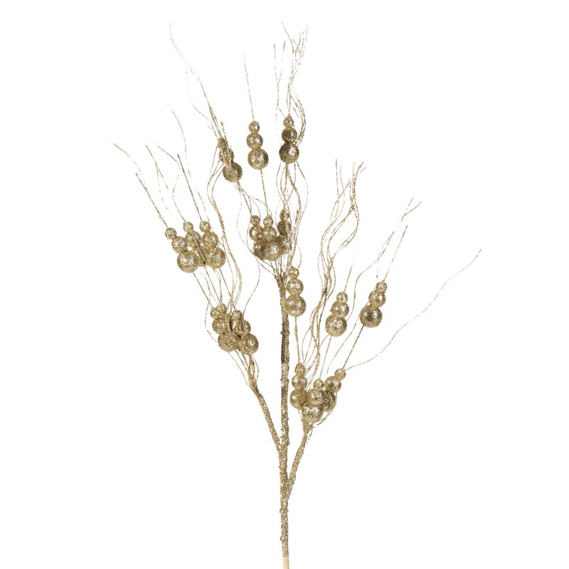 ArtFir Vánoční větvička 79 | šampaň 50 x 20 cm