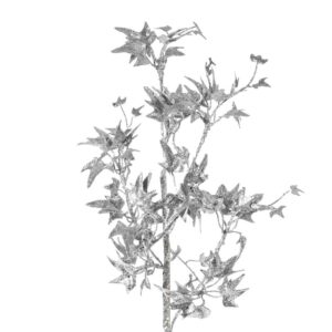 ArtFir Vánoční větvička 29 | stříbrná 78 cm