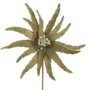 ArtFir Vánoční květ 257 | zelená 32 x 22 cm