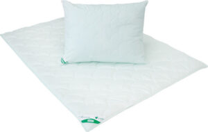 Akční set Materasso klasik aloe vera letní přikrývka a polštář Rozměr: set 140x200 cm + 70x90 cm