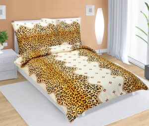 veratex Povlečení krepové leopardí vzor 140x200