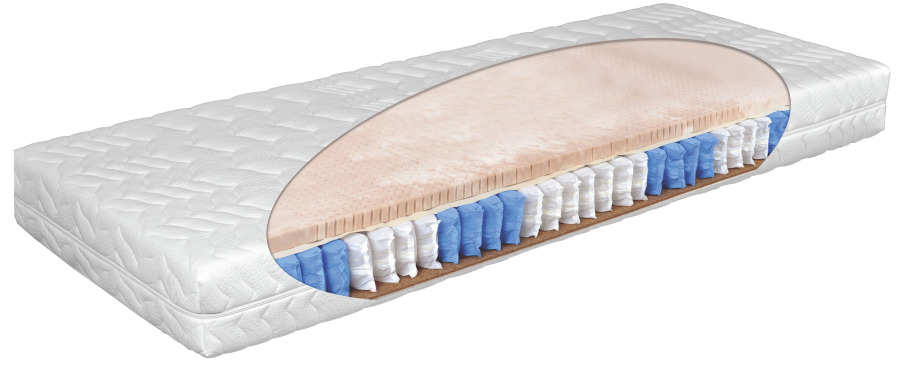 Matratex Matrace Simbiogreen topflex hard / soft Rozměr: 100 x 200 cm
