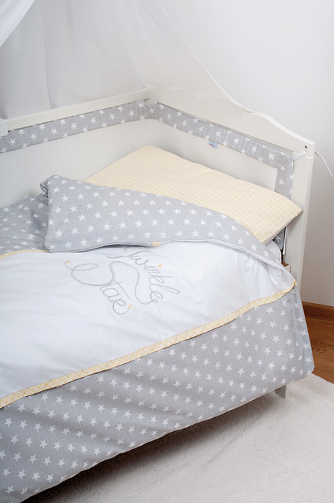 BabyMatex Povlečení do postýlky Baby Matex Twinkle Star 42 Sada: 3-dílná sada
