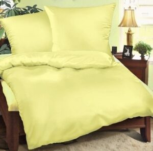 veratex Bavlněné povlečení francie 2x70x90 + 220x200 cm světle žluté