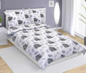 veratex Povlečení krepové fialové peříčko 140x200