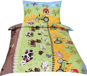 veratex Povlečení bavlněné Junior farma - dětský motiv 140x200