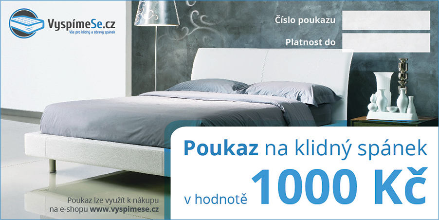 Dárkový poukaz v hodnotě 1000 Kč