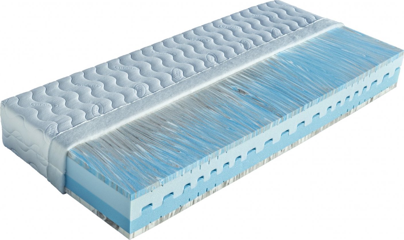 Zdravotní matrace Dřevočal Marina 1+1 zdarma + polštář zdarma Rozměr: 80x200 cm