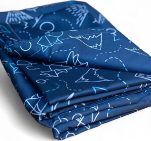 NANOSPACE Dětské prostěradlo pro alergiky na matraci do postýlky – s gumou | Nanobavlna® – vzor lišky Rozměry: 70 x 140 x 10 cm