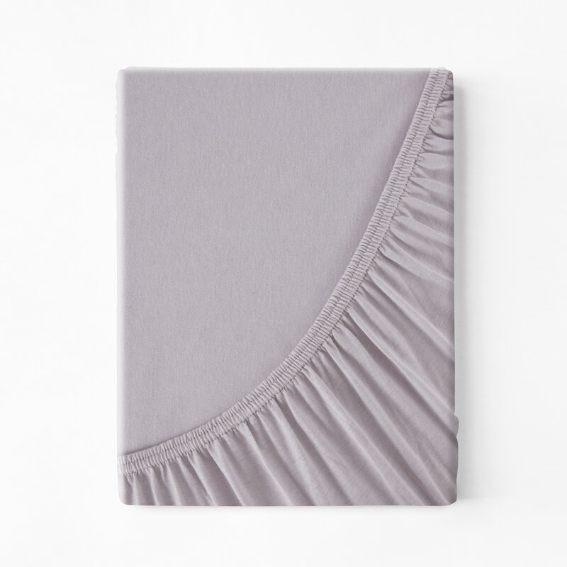 ArtFir Dvoulůžková prostěradlo JERSEY 3 | světle šedá 160 x 200