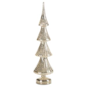 ArtFir Vánoční LED dekorace STROMEK 170C | stříbrná 12 x 45 cm