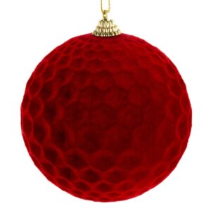 ArtFir Vánoční dekorace KOULE 52 | červená 10 cm