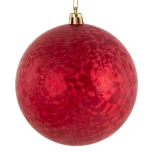 ArtFir Vánoční dekorace KOULE 68B | červená 10 cm