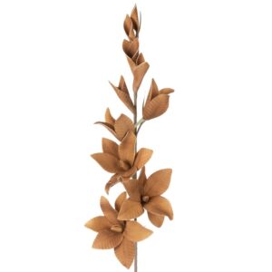 ArtFir Umělý květ FLORE 728 | světle hnědá 19 x 108 cm