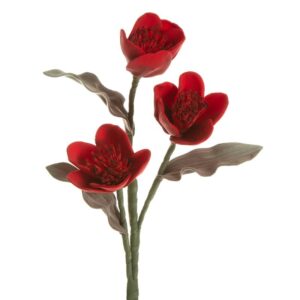 ArtFir Umělý květ FLORE 518 | červená 63 x 20 cm