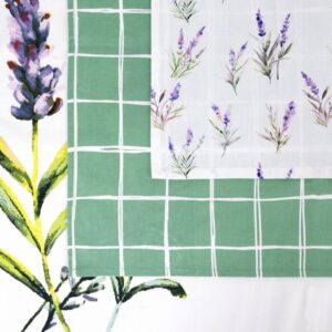 ArtFir Sada kuchyňských utěrek LAVENDER | fialová 50 x 75 cm