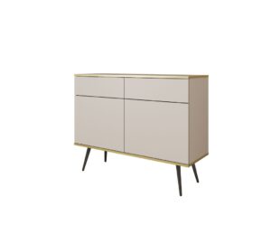 ArtPS Komoda BIJOU KSZ-107 | béžová / černé nohy