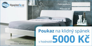 Dárkový poukaz v hodnotě 5000 Kč