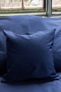 2 ks protiroztočových povláčků na polštář 40 x 40 cm | Nanobavlna® – modrá Bavlněný satén nanoSPACE Blue
