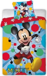 Tiptrade Dětské povlečení 140x200 + 70x90 Mickey Party