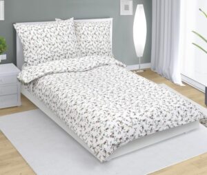 veratex Povlečení krepové rozkvetlé větvičky 140x200