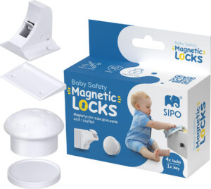 Sipo magnetická dětská pojistka na šuplíky 4 kusy