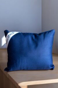Cestovní mini polštářek pro alergiky nanoSPACE 20 x 24 cm Barva: Modrá